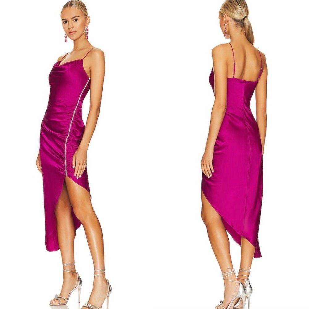 REVOLVE ASTR The Label Anika Dress in Fuchsia Pink NWT $128